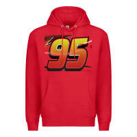 Red No 95 McQueen Premium Hoodie - Craftify