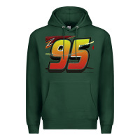 Sports Green No 95 McQueen Premium Hoodie - Craftify