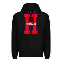 Black howard letter Premium Hoodie - Craftify