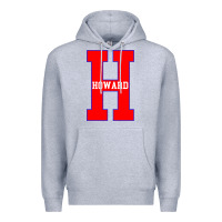 Heather Grey howard letter Premium Hoodie - Craftify