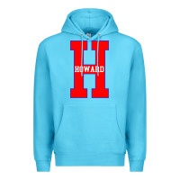 Ocean Blue howard letter Premium Hoodie - Craftify