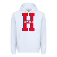 White howard letter Premium Hoodie - Craftify