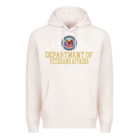 Pale Pink department of veterans affairs Premium Hoodie - Craftify