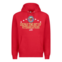 Red department of veterans affairs Premium Hoodie - Craftify