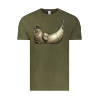 Vintage Olive sea seal Vintage Tee - LillyAllenDesigns