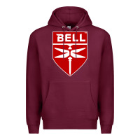 Burgundy Bell Helicopter Textron Aerospace Premium Hoodie - Craftify