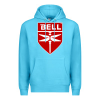 Ocean Blue Bell Helicopter Textron Aerospace Premium Hoodie - Craftify