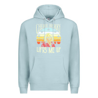 Blue Mist cherie berry lifts me up Premium Hoodie - Craftify