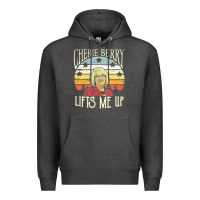 Charcoal Heather cherie berry lifts me up Premium Hoodie - Craftify