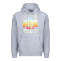 Heather Grey cherie berry lifts me up Premium Hoodie - Craftify
