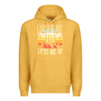 Mustard cherie berry lifts me up Premium Hoodie - Craftify