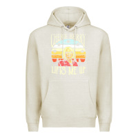 Oatmeal Heather cherie berry lifts me up Premium Hoodie - Craftify