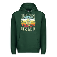 Sports Green cherie berry lifts me up Premium Hoodie - Craftify