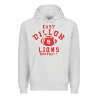 Dove Grey Friday Night Lights East Dillon Lions Football Jersey Premium Hoodie - Craftify