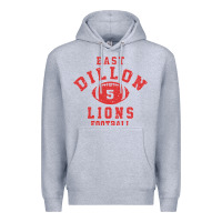Heather Grey Friday Night Lights East Dillon Lions Football Jersey Premium Hoodie - Craftify