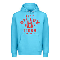 Ocean Blue Friday Night Lights East Dillon Lions Football Jersey Premium Hoodie - Craftify