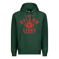 Sports Green Friday Night Lights East Dillon Lions Football Jersey Premium Hoodie - Craftify