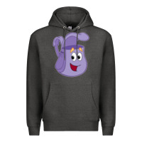 Charcoal Heather dora the backpack   1 Premium Hoodie - Craftify