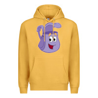 Mustard dora the backpack   1 Premium Hoodie - Craftify