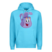Ocean Blue dora the backpack   1 Premium Hoodie - Craftify
