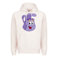 Pale Pink dora the backpack   1 Premium Hoodie - Craftify