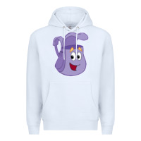 White dora the backpack   1 Premium Hoodie - Craftify