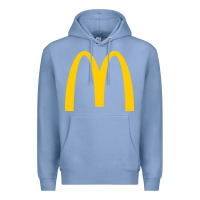 Colony Blue mcd onald's golden arches Premium Hoodie - Craftify