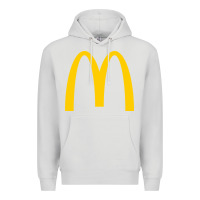 Dove Grey mcd onald's golden arches Premium Hoodie - Craftify