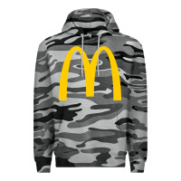 Slate Camo mcd onald's golden arches Premium Hoodie - Craftify