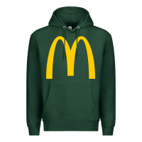Sports Green mcd onald's golden arches Premium Hoodie - Craftify