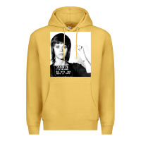 Antique Gold Jane Fonda Mugshot GIFT Premium Hoodie - Craftify