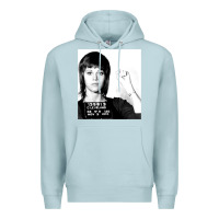 Blue Mist Jane Fonda Mugshot GIFT Premium Hoodie - Craftify