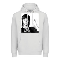 Dove Grey Jane Fonda Mugshot GIFT Premium Hoodie - Craftify