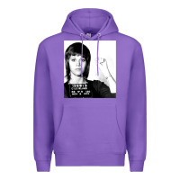 Purple Jane Fonda Mugshot GIFT Premium Hoodie - Craftify