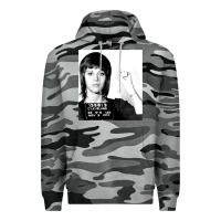 Slate Camo Jane Fonda Mugshot GIFT Premium Hoodie - Craftify