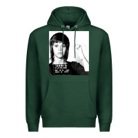 Sports Green Jane Fonda Mugshot GIFT Premium Hoodie - Craftify