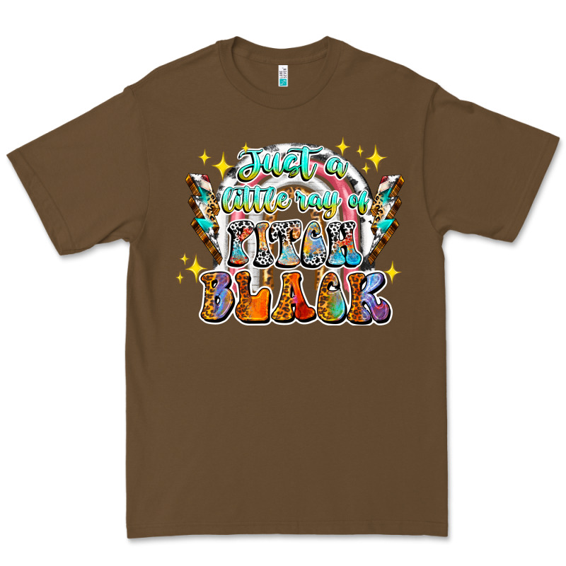 Just A Little Ray Of Pitch Black Premium Tee by CowhideDigitalArt | Teevron