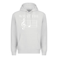 Dove Grey what the f note key music humor gift Premium Hoodie - Craftify