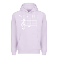 Lilac what the f note key music humor gift Premium Hoodie - Craftify