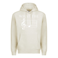 Oatmeal Heather what the f note key music humor gift Premium Hoodie - Craftify