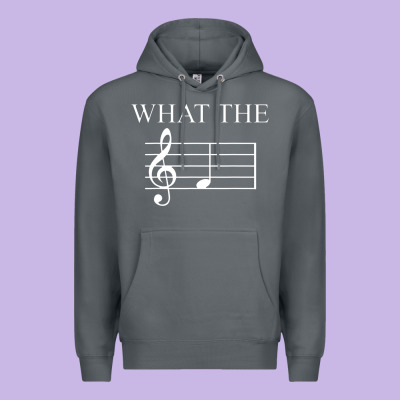 What The F Note Key Music Humor Gift Premium Hoodie Designed By Craftify