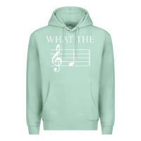 Seafoam what the f note key music humor gift Premium Hoodie - Craftify