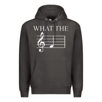 Smoke what the f note key music humor gift Premium Hoodie - Craftify
