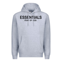 Heather Grey Fear Of God Essentials Premium Hoodie - Craftify
