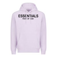 Lilac Fear Of God Essentials Premium Hoodie - Craftify