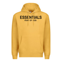Mustard Fear Of God Essentials Premium Hoodie - Craftify