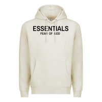 Oatmeal Heather Fear Of God Essentials Premium Hoodie - Craftify