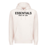 Pale Pink Fear Of God Essentials Premium Hoodie - Craftify