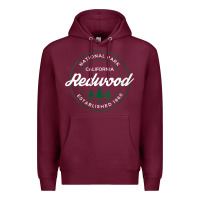 Burgundy womens redwood national park california gifts souvenir ca v neck t shi Premium Hoodie - Craftify