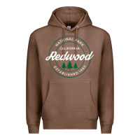 Chestnut womens redwood national park california gifts souvenir ca v neck t shi Premium Hoodie - Craftify